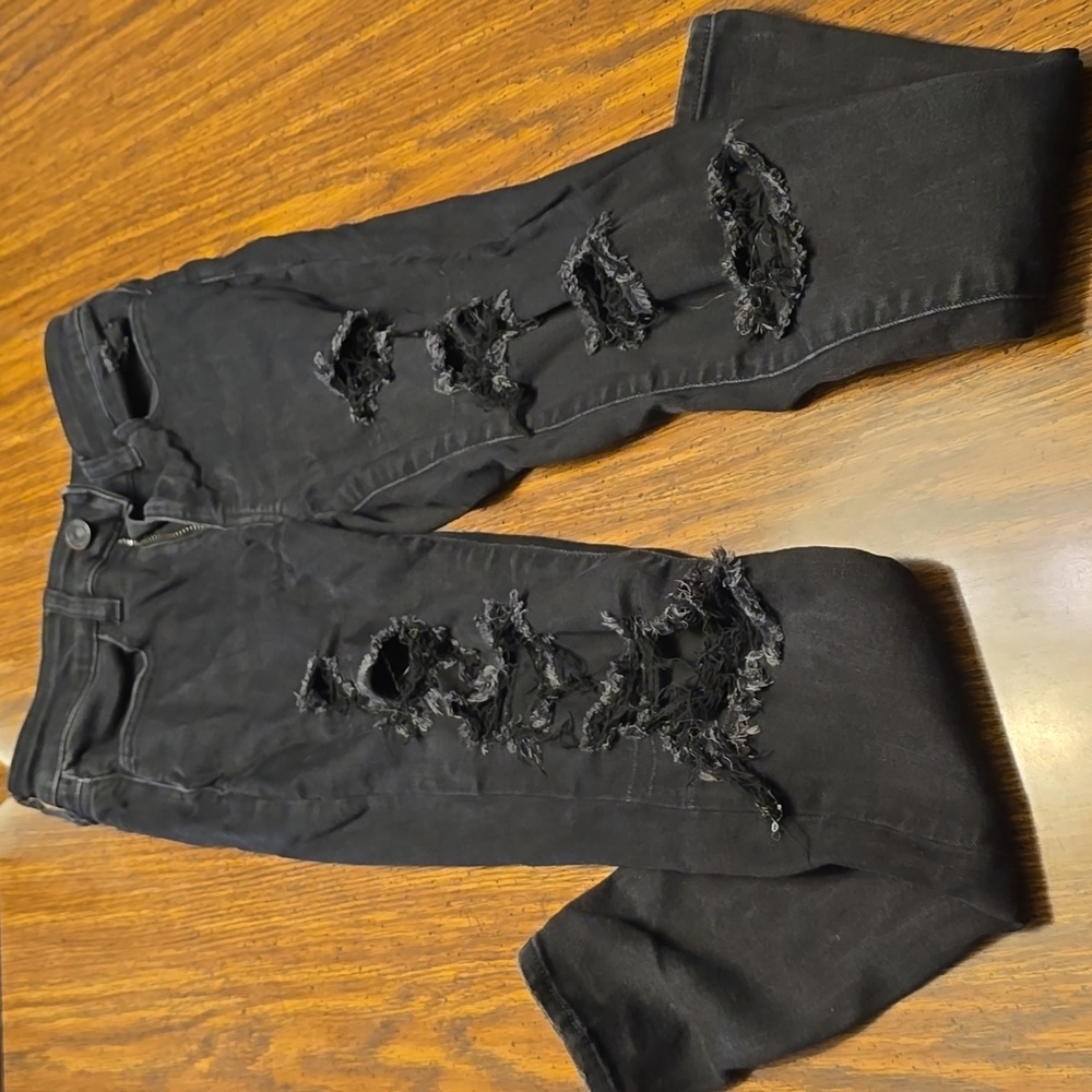 American Eagle high rise black jegging
